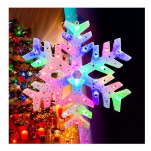 LED Karácsonyi Dekoráció Színes Villogó Hópehely 145816042 - Sumker