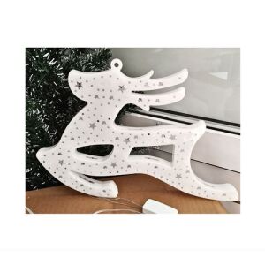 LED коледна украса Цветни мигащи елени 145816051 - Коледна украса