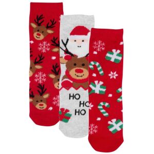 Weihnachtsmuster-Socken-Set/3Stk 23-26 145816117 - Mode & Kleidung