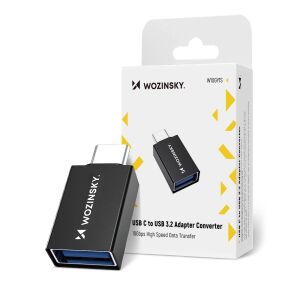 Wozinsky W10GY1S USB-C - USB-A 3.2 10Gb/s adapter - Fekete 145818192 - Wozinsky