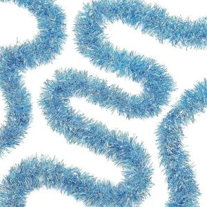 Vianočná zimná ľadová magická girlanda Boa vo svetlomodrej farbe 2 metre 10 cm 145822558 - Vianoce