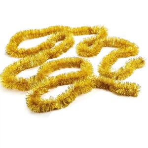 Vianočná kráľovská trblietavá girlanda Boa zlatej farby 2 metre 10 cm 145822572 - Vianoce