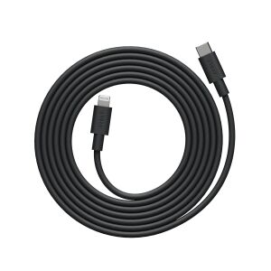 Cablu de date si incarcare rapida, USB-C/USB-C, AVOLT, 2 metri, negru 145822602 - Cabluri de date
