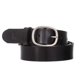 VerMari Elegáns öv, valódi bőr, fekete, 100 cm 145822740 - Női öv