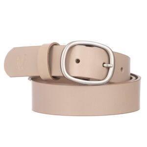 VerMari Elegáns öv, valódi bőr, bézs, 115 cm 145822768 - Női öv