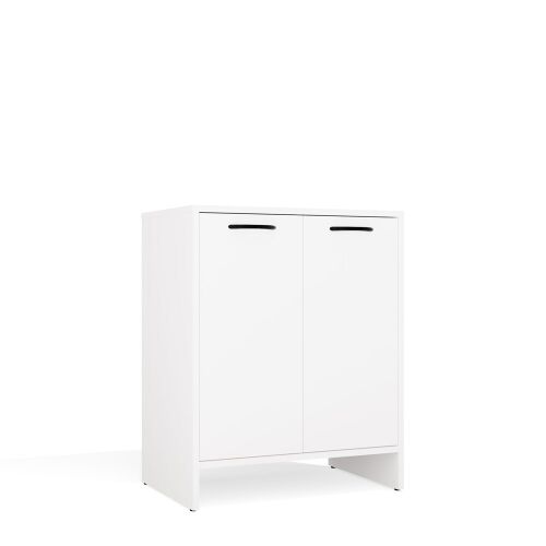 Szafka Łazienkowa NINA 2DUM BIAŁY 2 Drzwi Półki Regał Pod Umywalkę 145822893