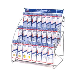 Display Stichsägeblätter, T-Griff, für Metall und Holz / 75-teilig - 02993 00000 145827287 - Sägeblätter für Handsägen