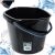 Fekete műanyag vödör 10 l 145828210