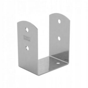 Oszlopalap betonhorgonyhoz csavarozva 101x101x123 mm