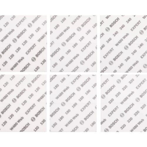 EXPERT HABOS CSISZOLÓLAP 115*140MM SZÉLESSÉGŰ 480 KÉSZLET 6 RÉSZES - B 2608902431 145829675