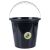 Fekete műanyag vödör 10 l 145829735