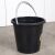 Fekete műanyag vödör 10 l 145829735