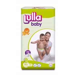 Lulla Baba eldobható pelenkák Mini 2-es, 40 db-os ÖKO CSOMAG 145829909 - Pelenka