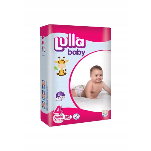 Lulla Baba eldobható pelenkák 4-es méret, 60 db. JUMBO CSOMAG 145829911