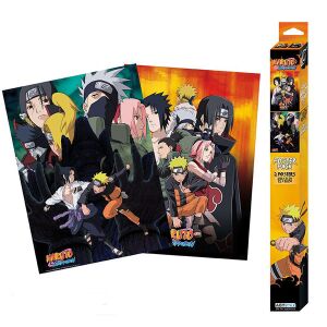 Naruto Shippuden Ninjas Posters 2-Pack 52 x 38 cm 145831751 - Plagáty