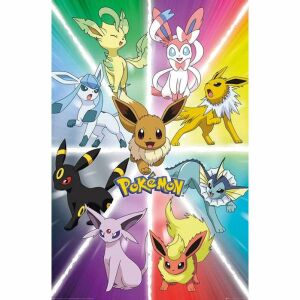Pokémon Eevee Evolution (91,5 x 61 cm) 145842514 - Plagáty