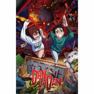 Dan Da Dan Key Art Momo & Okarun Poster 91,5 x 61 cm 145843101 - Plagáty