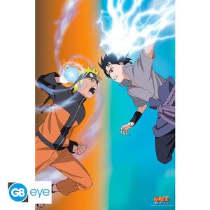 Naruto Shippuden Naruto vs Sasuke Poster 91,5 x 61 cm 145844126 - Plagáty