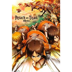 Attack on Titan Attack Poster 91,5 x 61 cm 145847888 - Plagáty