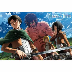 Attack on Titan Ready to fight! Poster 91,5 x 61 cm 145849564 - Plagáty