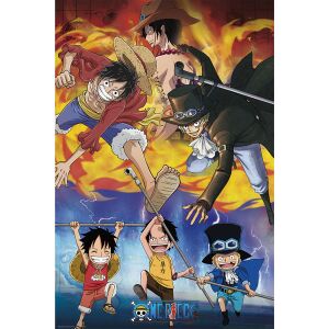 One Piece Ace Sabo Luffy Poster 91,5 x 61 cm 145849805 - Plagáty