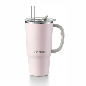 BUYDEEM DS57-P pohár termosz szívószállal, 700 ml, dupla falú, 12 mm-es szívószál 145859490 - Termosz és italtartó