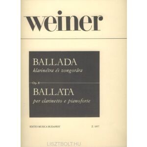 Weiner Leó: Ballada klarinétra, zongorakísérettel 145864267 - Kotta
