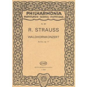 Richard Strauss: Waldhornkonzert - kispartitúra 145864273 - Művészet & Építészet