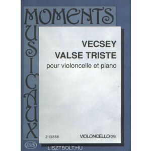 Vecsey Ferenc: Valse triste csellóra 145864283 - Művészet & Építészet
