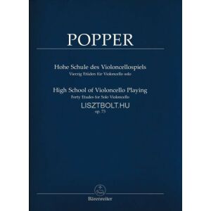 David Popper: Hohe schule op. 73 - csellóra 145864284 - Kotta