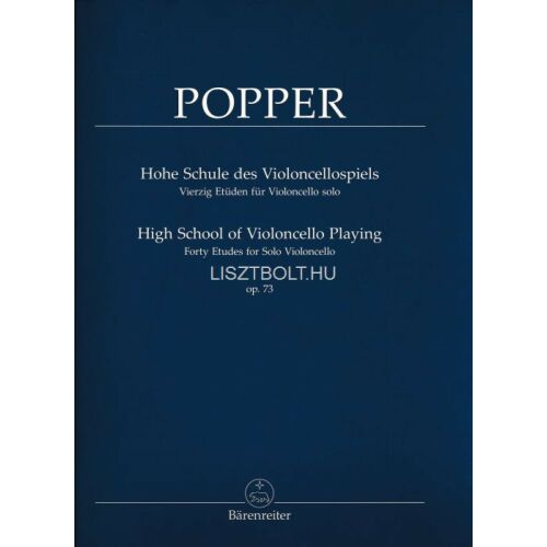 David Popper: Hohe schule op. 73 - csellóra 145864284