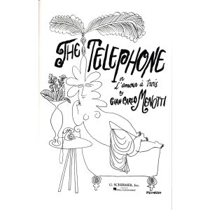 Gian Carlo Menotti: The Telephone or L'amour á trois - zongorakivonat (angol, francia) 145864298 - Kotta
