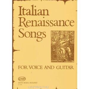 Olasz reneszánsz dalok - ének-gitár 145864307 - Művészet & Építészet