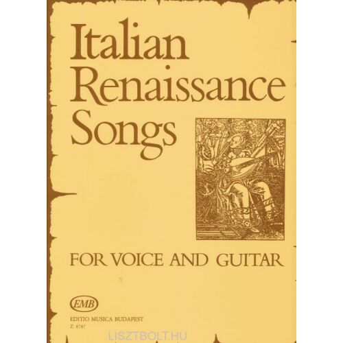 Olasz reneszánsz dalok - ének-gitár 145864307