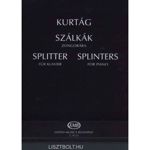 Kurtág György: Szálkák - zongorára 145864315