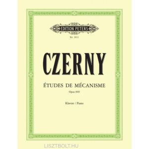Carl Czerny: Éteudes de Mécanisme op. 849 145864316 - Művészet & Építészet