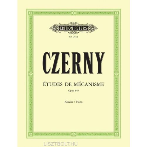 Carl Czerny: Éteudes de Mécanisme op. 849 145864316