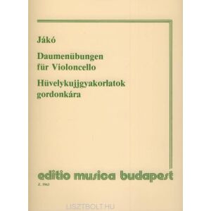 Jákó Jenő: Hüvelykujjgyakorlatok gordonkára 145864326 - Kotta