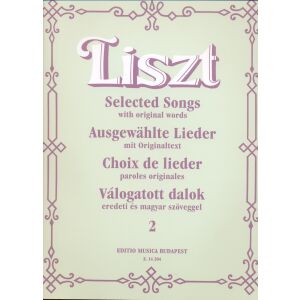 Liszt Ferenc: Válogatott dalok II. - eredeti és magyar szöveggel (mezzoszoprán, bariton) 145864364 - Kotta