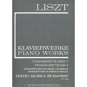 Liszt Ferenc: Transkriptionen 1. (fűzött) 145864368 - Művészet & Építészet