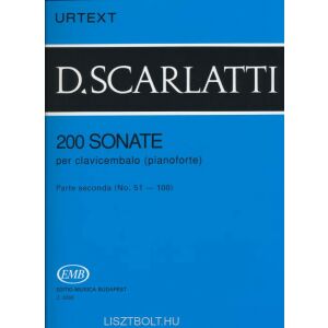 Domenico Scarlatti: 200 Szonáta 2. (51-100) 145864375 - Művészet & Építészet