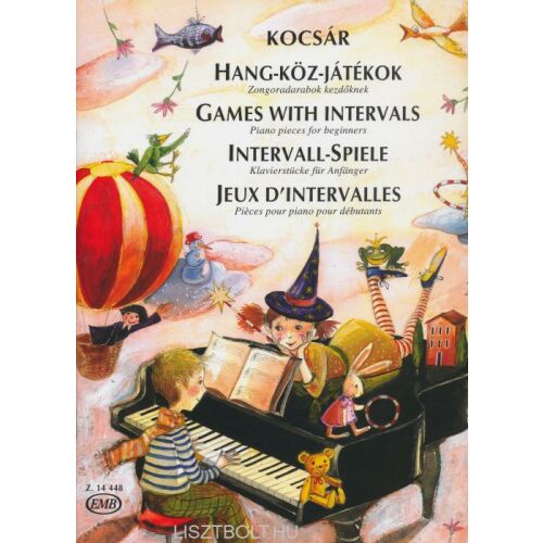 Kocsár Miklós: Hang-köz-játékok - zongoradarabok kezdőknek