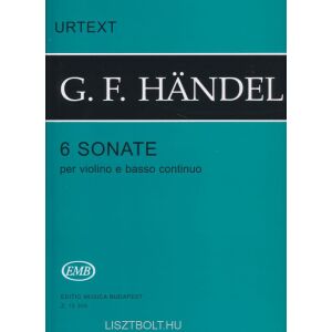 Georg Friedrich Händel: 6 Sonate per Violino e basso continuo (Urtext) 145864445 - Kotta