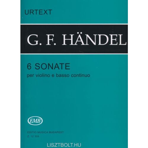 Georg Friedrich Händel: 6 Sonate per Violino e basso continuo (Urtext) 145864445