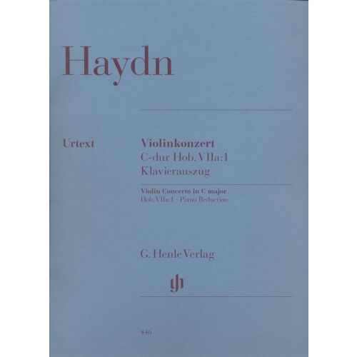 Haydn Hegedűverseny C-dúrban, Zongorakivonat, G. Henle Verlag - Kotta