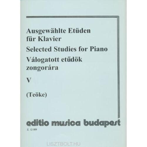 Teöke Marianne: Válogatott etűdök 5. 145864484