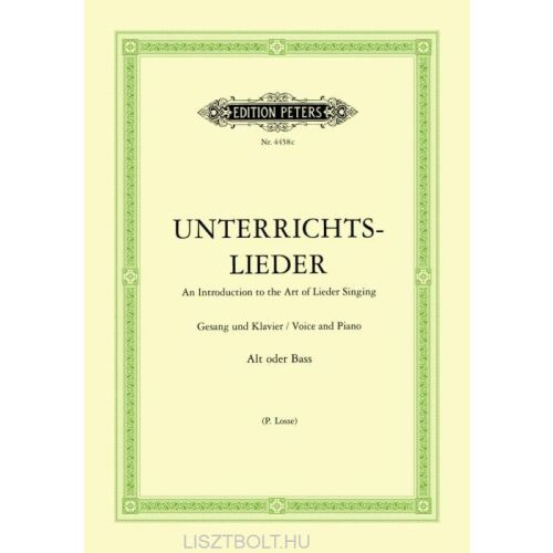 Unterrichts-Lieder - Alt/Bass 145865051