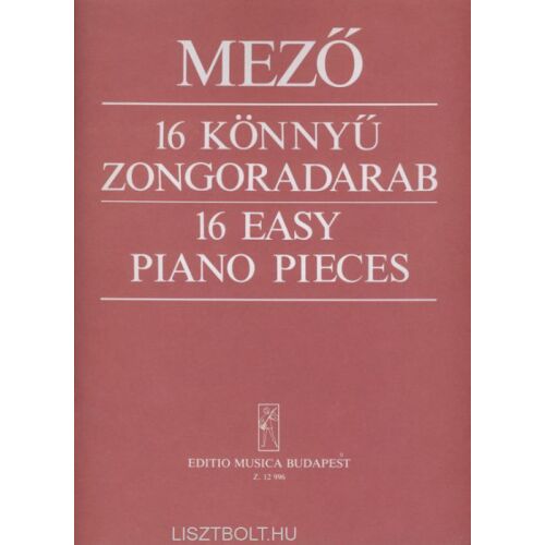 Mező Imre: 16 könnyű zongoradarab