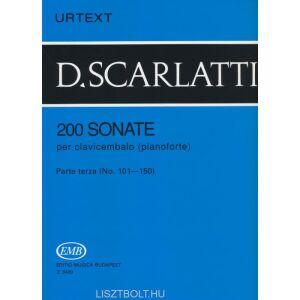Domenico Scarlatti: 200 Szonáta 3. (101-150) 145865393 - Művészet & Építészet