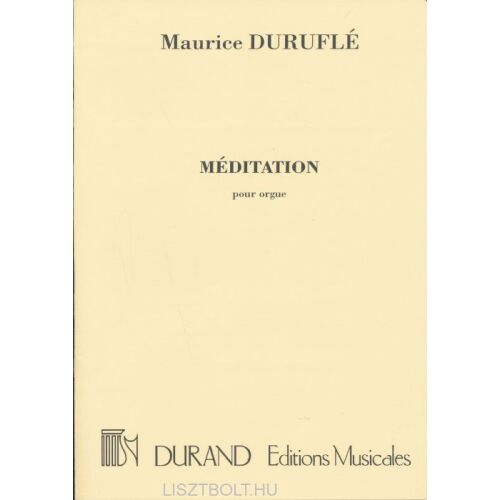 Maurice Duruflé: Meditation orgonára 145865410